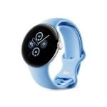 Google Pixel Watch 2 – Premium Android Smartwatch with Heart Rate Monitoring, Stress Management & LTE – Polished Silver Case & Porcelain Active Band