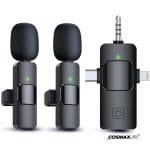 K15 3-in-1 Wireless Lavalier Microphone