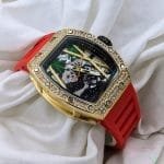Richard Mille Diamond Stone Watch – Date Function, Heavy Quality, & Premium Finish all color