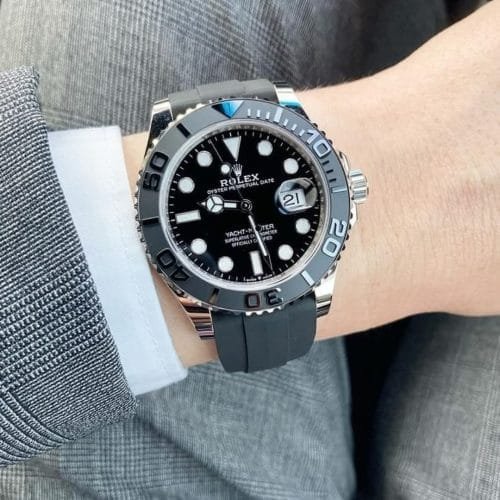 Yasht Master Automatic Watch – High-Class Stainless Steel, Day/Date, Radium Luminous Dial & Lock