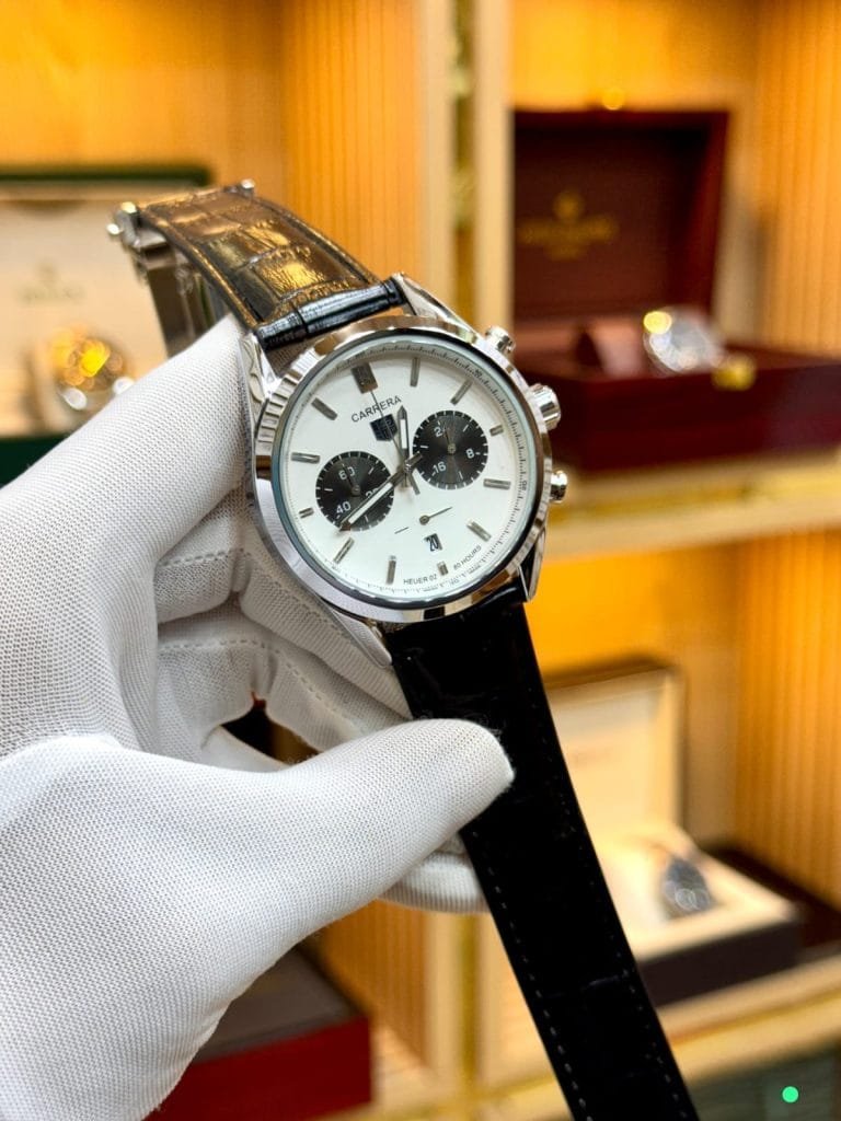 TAG Heuer 2 Quartz Chronograph Watch with Leather Strap - New Model
