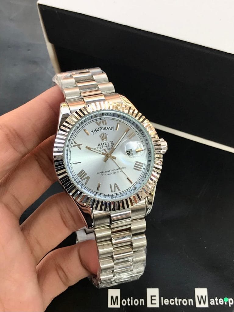 Rolex Men's Luxury Watch - Roman Numeral Model, Elegant Timepiece for Men