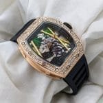 Richard Mille Diamond Stone Watch – Date Function, Heavy Quality, & Premium Finish all color