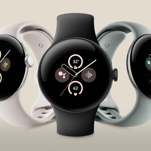 Google Pixel Watch 2 - Premium Android Smartwatch with Heart Rate Monitoring, Stress Management & LTE - Polished Silver Case & Porcelain Active Band
